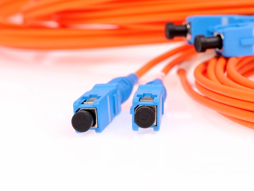 Fibre optic network cabling