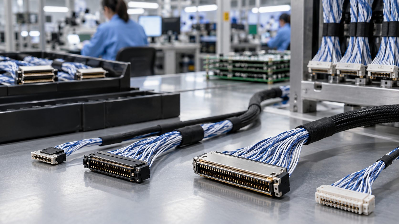 LVDS cable assemblies