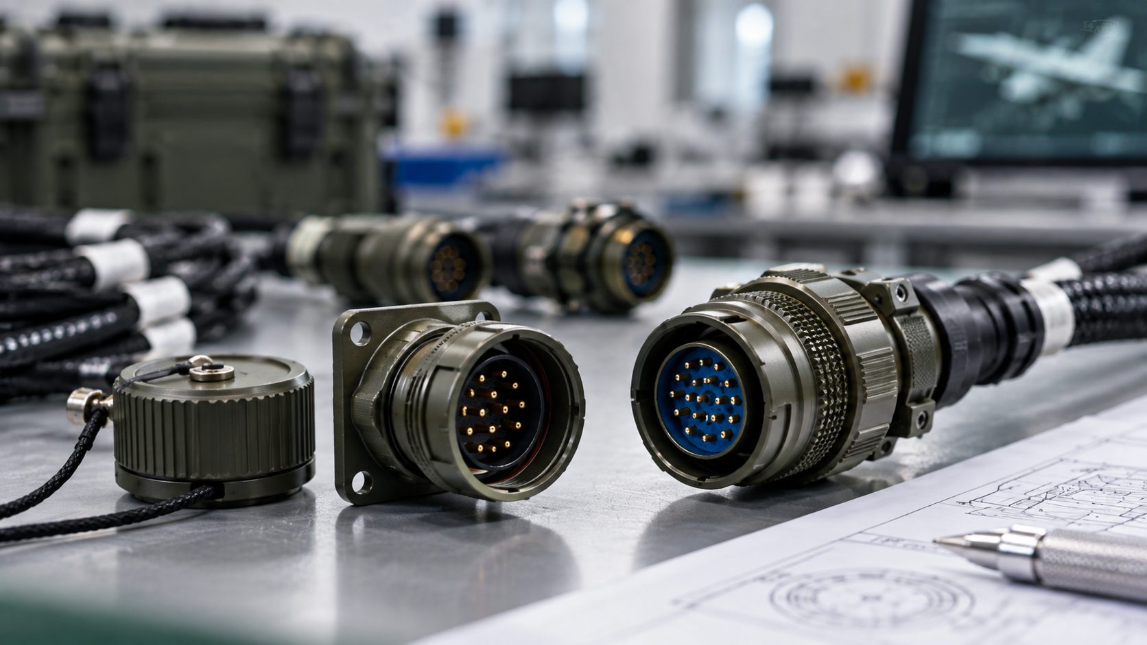 Military circular cable assemblies